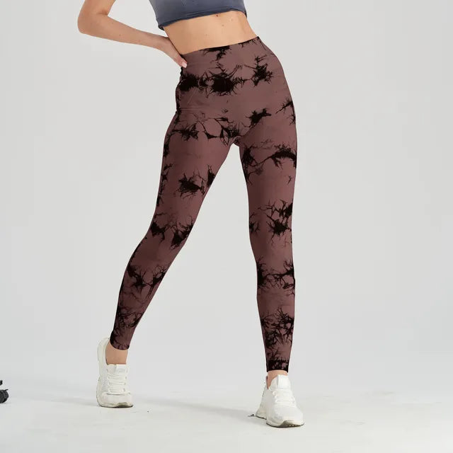 FlexFuse Tie-Dye Seamless Leggings