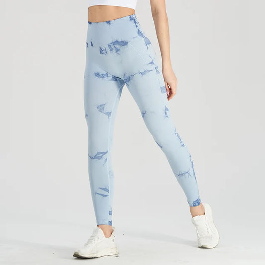 FlexFuse Tie-Dye Seamless Leggings